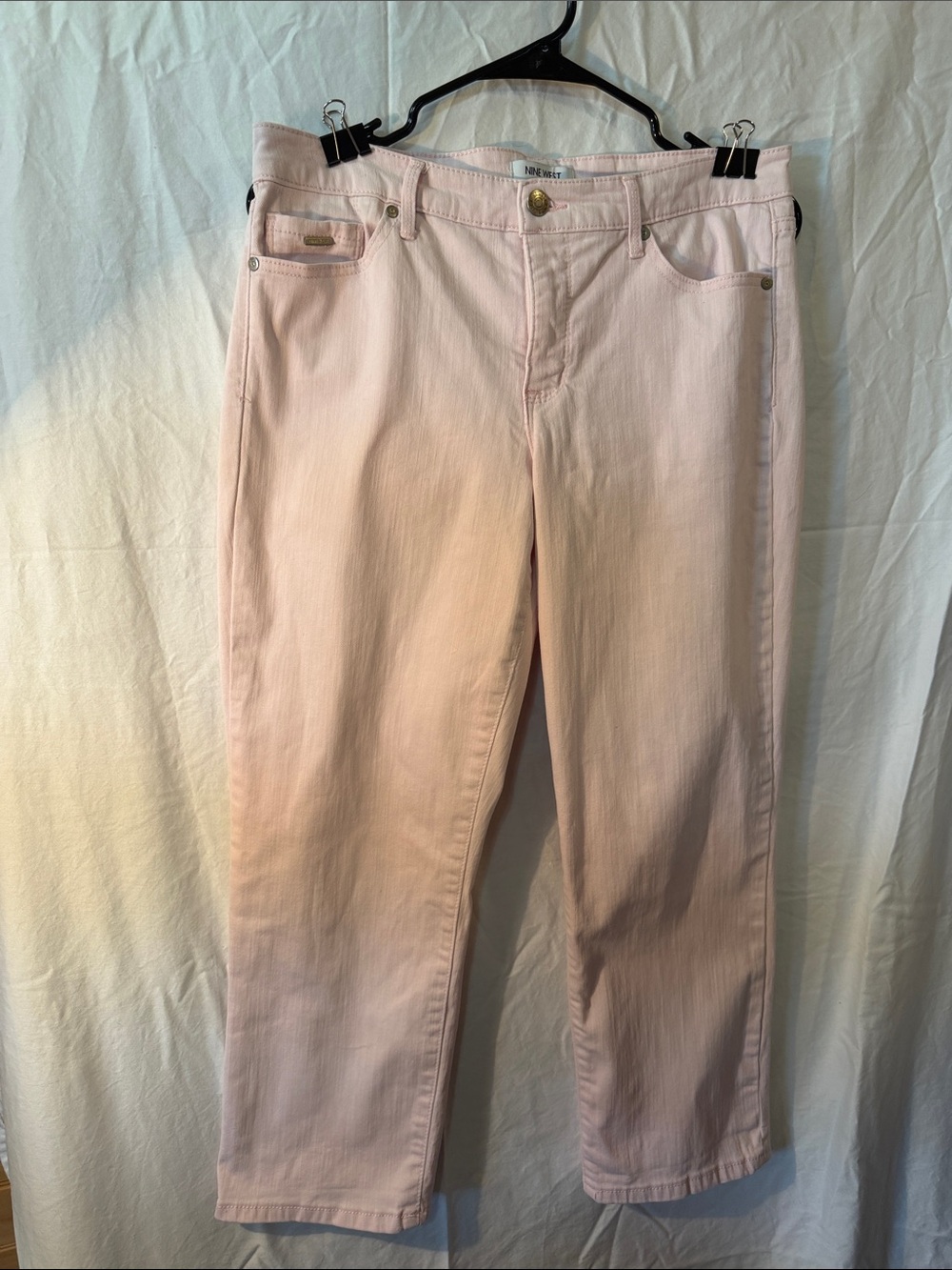 Nine West Light Pink Christie Capris